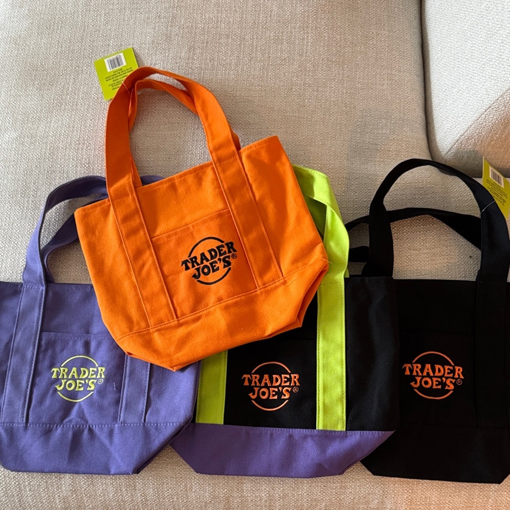 Colorful Tote Bag Set